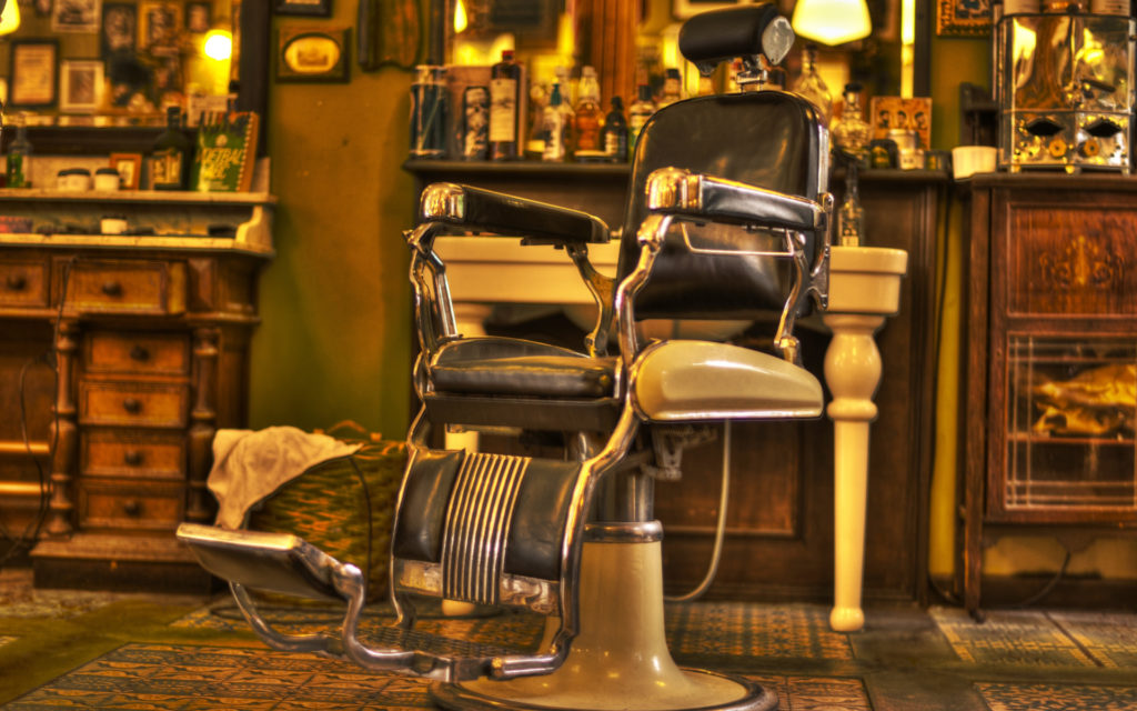 photo d'un siège de coiffeur